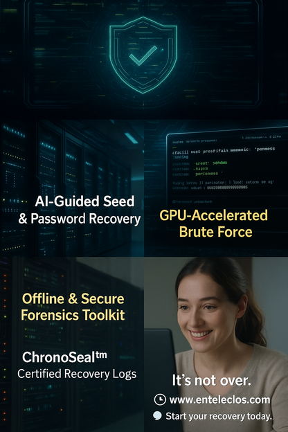 EnteleCLOS - Secure / Crypto Asset Recovery Inquiry / Evaluation Fee